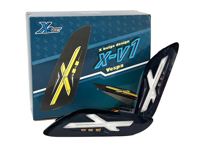Vespa X方向燈 立體X造型 不是傳統設計，顛覆又前衛設計 XSTORM風暴 文章圖片