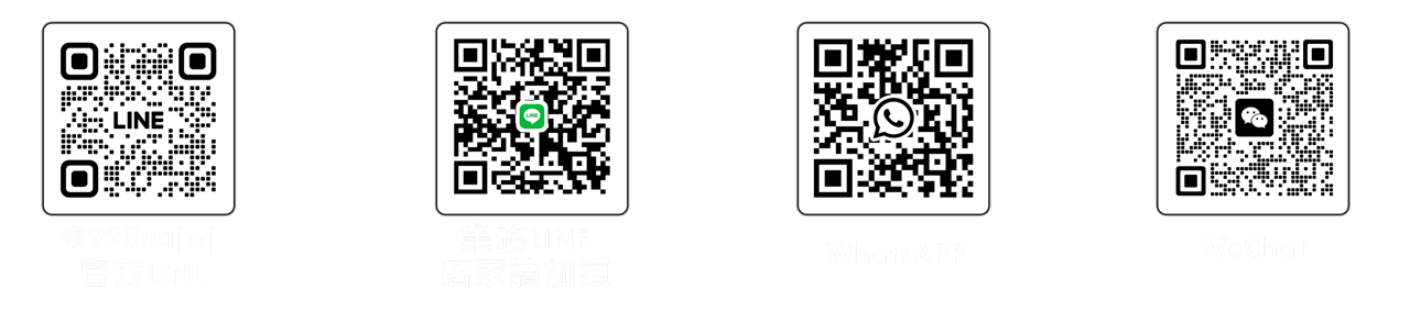 XSTORM LINE, WhatsApp and WeChat contact QR codes